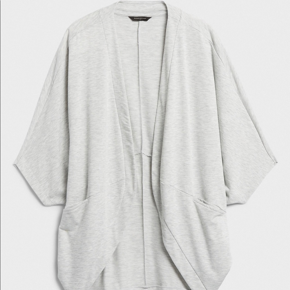 NWT BANANA REPUBLIC Grey Cocoon Cardigan M/L